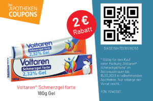 Coupon Voltaren 180