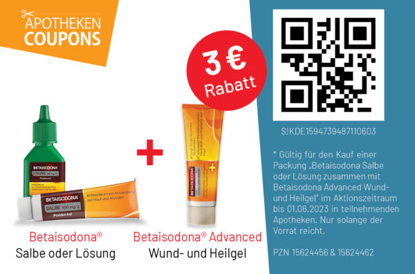 Betaisodona® Salbe oder Lösung zusammen mit Betaisodona® Advanced