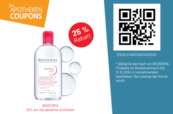 BIODERMA </br> 25% auf das gesamte Sortiment