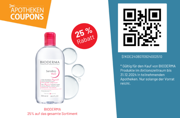 BIODERMA </br> 25% auf das gesamte Sortiment