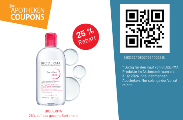 BIODERMA </br> 25% auf das gesamte Sortiment