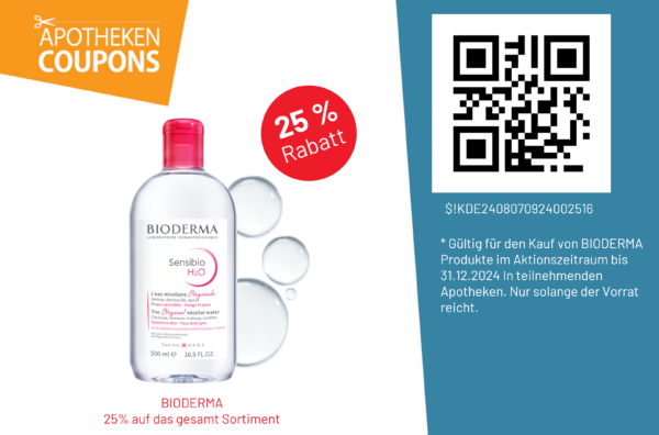 BIODERMA </br> 25% auf das gesamte Sortiment