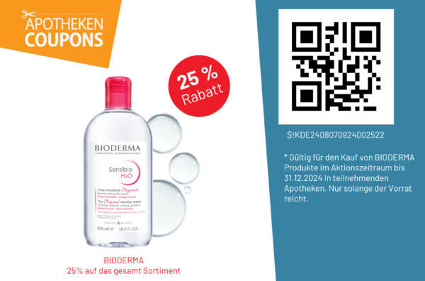 BIODERMA </br> 25% auf das gesamte Sortiment