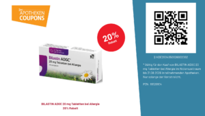 BILASTIN ADGC 20 mg Tabletten bei Allergie